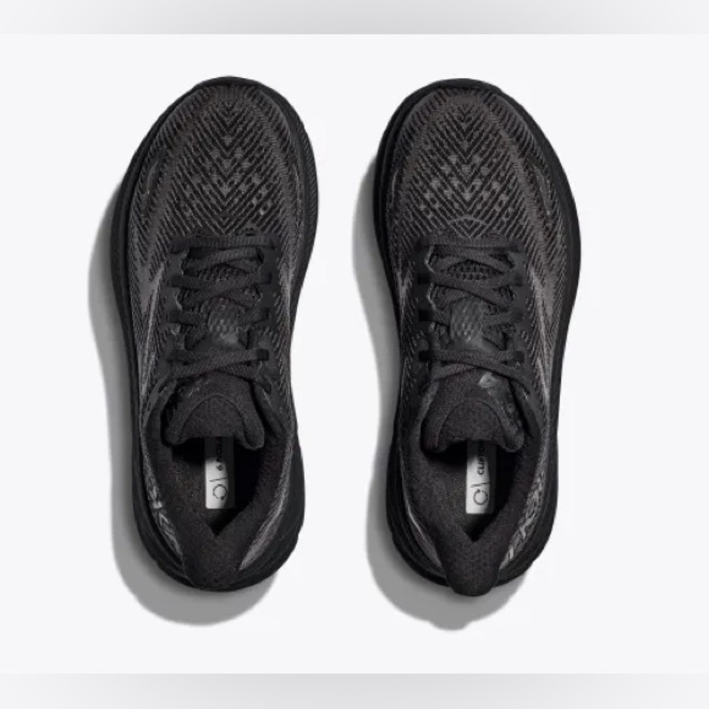 Hoka Clifton 9 Women's Running Shoes Black Size 8B Lightweight Sneakers - Picture 4 of 12
